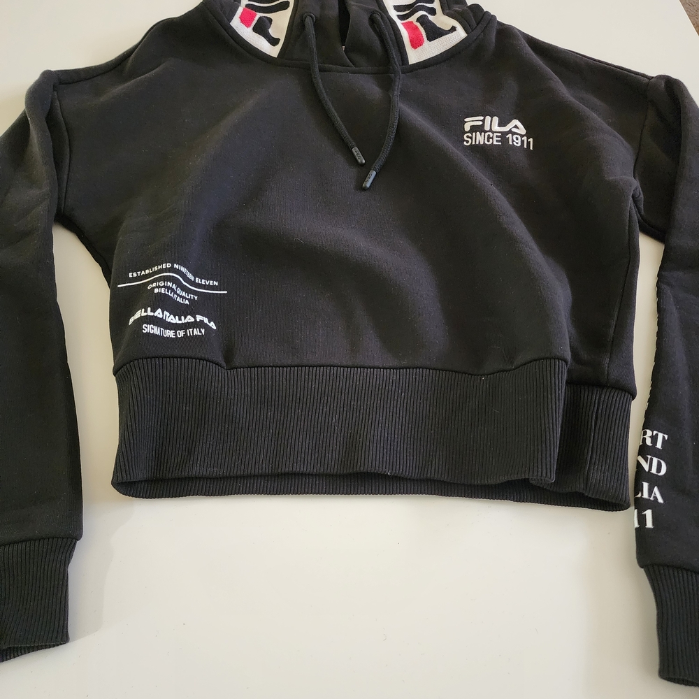 FILA Black Hoodie Sweater - Picture 6 of 9